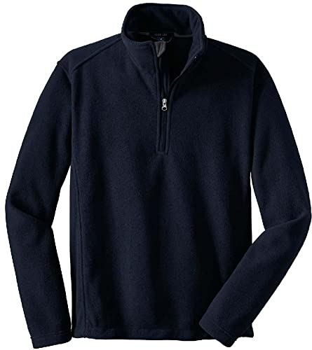 Joe's USA Mens Soft and Cozy Fleece 1/4-Zip Pullovers in Sizes: Adult XS-6XL