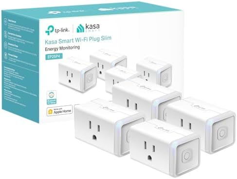 Kasa Smart Plug Mini 15A, EP25P4, Apple HomeKit Supported