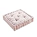 Douceur d'Intérieur 1609217 Coussin, Coton, Rose, 1 Unité (Lot de 1)