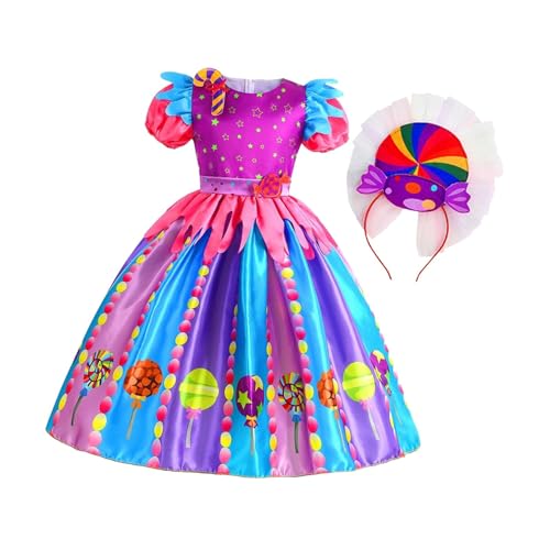 Déguisement de sucette de filles 120 extensible et doux - 6