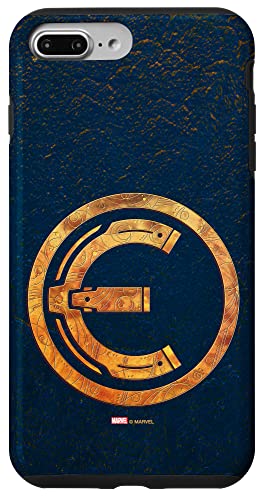 Installazione facile Custodia per iPhone 7 Plus/8 Plus Marvel Eternals Icon Gold Cosmic Navy