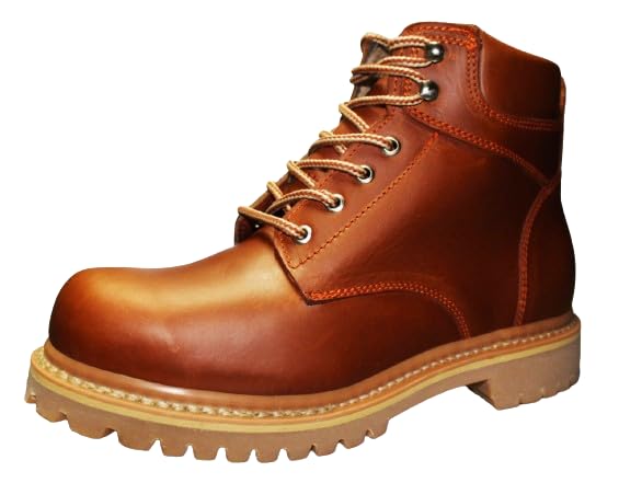 Image of Generic Padilla Work Boot Model 9510 Tractor Ambar Sole, Honey Brown
