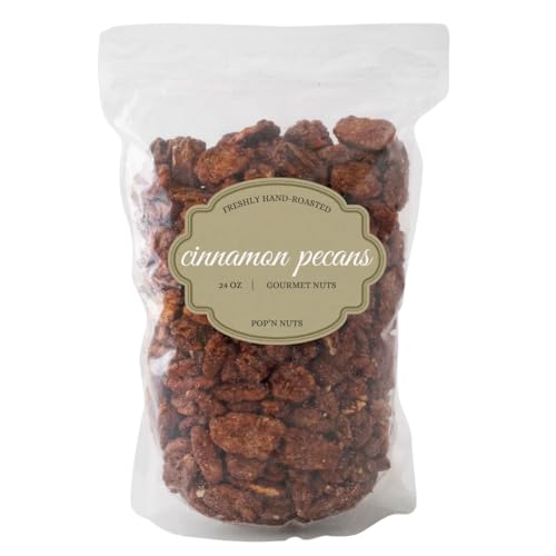 Pop'N Nuts Cinnamon Roasted Pecans 24oz
