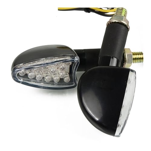 Clignotant moto flexible noir anti casse pour signalisation Yamaha Fazer