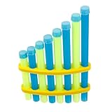 Flûte de pan pour enfants : aide les enfants à développer leur motricité fine grâce au processus de construction et de jeu de l'instrument, simulation de mini flûte de pan