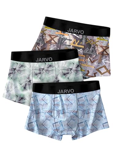Image of JARVO Men's Nylon Fabric Plain Underwear - Comfortable, Breathable, and Stretchable Briefs-Pack Of-3-JI-0788
