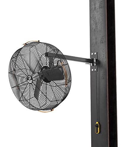 Image of Big Ass Fans AirEye Fan, Swivel Mount (120V) (24 inch, Midnight Black)