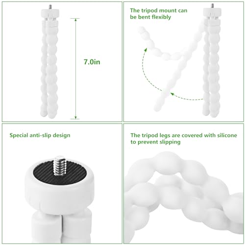Baby Monitor Mount Compatible with Nanit Pro Smart Baby Monitor & Flex Stand Nanit Baby Monitor, Portable Travel Stand Tripod Baby Camera Mount Attach Your Baby Cam Wherever You Like - Thumbnail 5