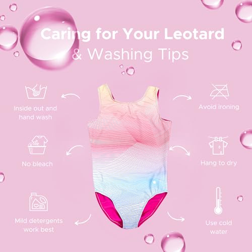 Image of Destira Girl's Linear Grade Perfect Tank Gymnastics Leotard