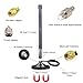 SignalPlus Outside Magnetic Car Antennas Work for Car Cell Phone Signal Boosters 800/1900/2100MHz/ 5G 4G LTE WiFi Router/for Vehicle, Fleet, Van, RV, 698-2700MHz/ 6dBi/ 3Meters Cable