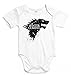 The Fan Tee Body de NIÑOS Juego de Tronos Stark Tyrion Dragon Daenerys 3Meses
