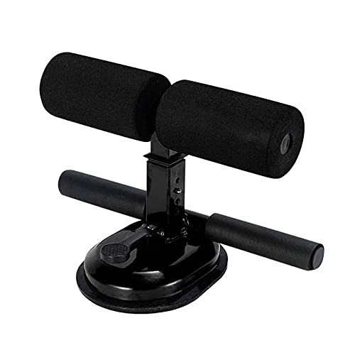 Eighosee Sit Up Bar für Den Boden, Sit Up Maschine, Ab Master Pro Suction, 4-Stufige HöHenverstellung GroßE Sauger Doppelstange Situp Bar