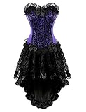 Wunderschöner Gothic Steampunk Rock, vorne kurz geschnitten, hinten lang