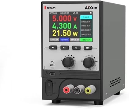 AiXun SP3005 150W 30V/5A CNC Programmable DC Power Supply Voltage Current Adjustment Tool