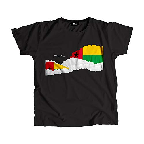 T-shirt Guinée-Bissau Day Clouds unisexe en coton confort