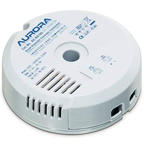 Image of Aurora 35-105W/VA Round Electronic Transformer, Ideal for Desk Lamp and Floor Lamp Bases - AU-RD105 (10 Pack)