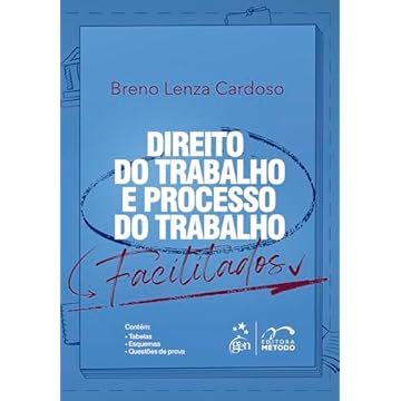 Capa do livro Direito do Trabalho e Processo do Trabalho Facilitados