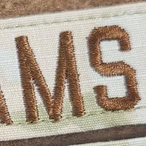 Custom 3 Piece USAF 3-Color OCP Name Tape with Hook Fastener