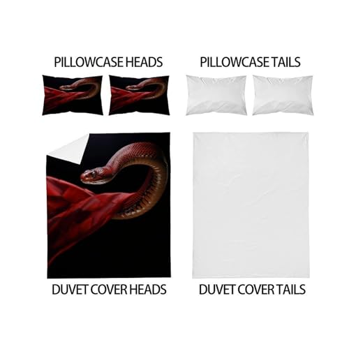 Housse de couette wild animals grand format pour lit deux personnes - 4