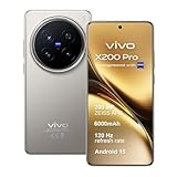 vivo X200 Pro Smartphone 5G Cámara Profesional ZEISS 200MP, Pantalla AMOLED 120Hz 6.78?, MediaTek Dimensity 9400, 6000mAh Batería, 12GB RAM 512GB, IP68, Dual Sim, NFC, Android 15, Titanio vivo X200 Pro Smartphone 5G Cámara Profesional ZEISS 200MP, Pantalla AMOLED 120Hz 6.78?, MediaTek Dimensity 9400, 6000mAh Batería, 12GB RAM 512GB, IP68, Dual Sim, NFC, Android 15, Titanio
