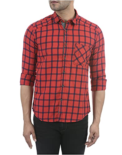 Image of Pepe Jeans Men's Regular Fit Full Sleeve Checkered Cotton Casual Shirt | Check Shirt for Man | Smart & Stylish | Multiple Styles | Mens Casual Shirts