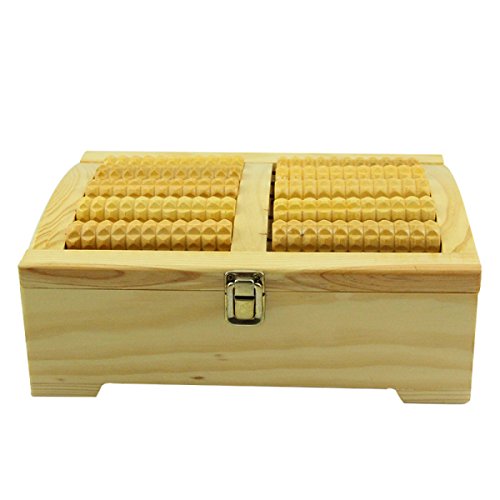 Preisvergleich Produktbild Fünf Reihen Von Holzkisten Geräucherten Fußmassagegerät Fuß Meridiantherapie