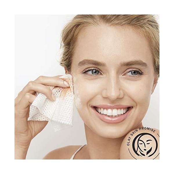 Olay-Wipes-Daily-Hydrating-Facial-Dry-Cloths-66-Count Olay Daily Facials, Daily Clean Makeup Removing Facial Cleansing Wipes, 5-in-1 Water Activated Cloths, Exfoliates, Tones and Hydrates Skin, 66 count