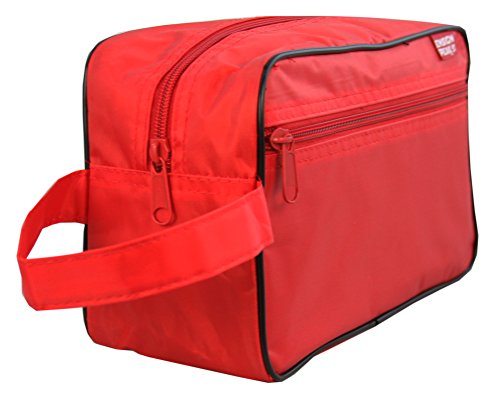 Ensign Peak Toiletry Travel/Shaving Bag, Red2