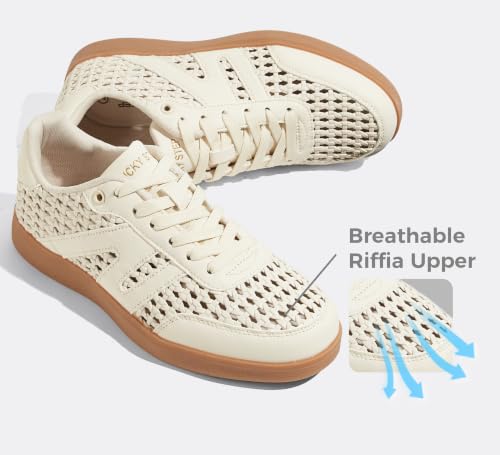 Image of LUCKY STEP Women Retro Gum Sole Fashion Sneakers