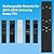 Rechargeable TV Remote for Samsung Smart TVs, Replacement for All 2019-2025 Samsung TV Remote Control with Voice Control. USB-C Fast Charging. Solar Charging. 2-Year Warranty.