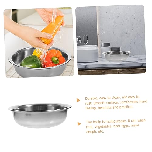 Tazón grande de acero inoxidable multiusos para cocina miniatura 2