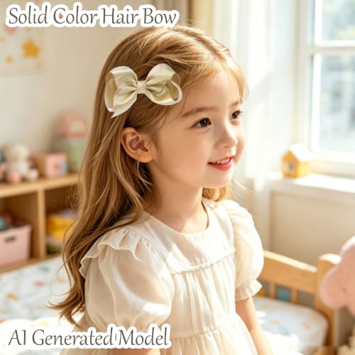 2 Pinzas para cabello doradas de 4.5 pulgadas miniatura 4