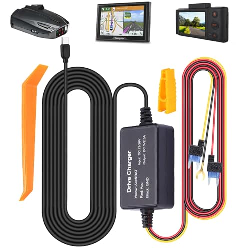 Hardwire Kit For, Charger Cord, Multi-Purpose Battery Adapter, Extension Cord Cable, Car Driving Recorder, Power Supply, Hardwire Kit, Auto Charger Cord, Car Electrical