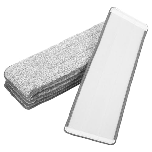 Serpillères plates en microfibre réutilisables lot de 6 balai 36 x 11 cm