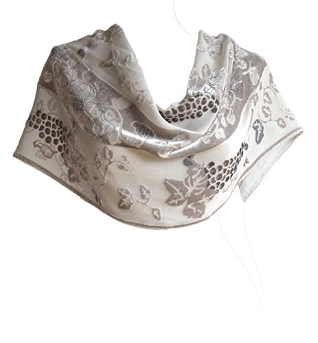 Burn-out Velvet Scarf, 70