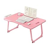 Tamaño: 60 x 42 x 28 cm, sin necesidad de montar, se puede utilizar directamente! El diseño de la ranura para tarjetas de escritorio hace que sea fácil y conveniente colocarlo en teléfonos móviles, iPads, libros y revistas. El antideslizante y las patas son estables, y las patas se pueden plegar para ahorrar espacio. (Las patas de la mesa se pueden plegar, pero la altura no se puede ajustar).