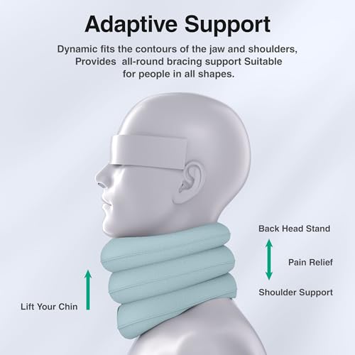 Neck Pain Relief Kit for Home Use in Light Blue
