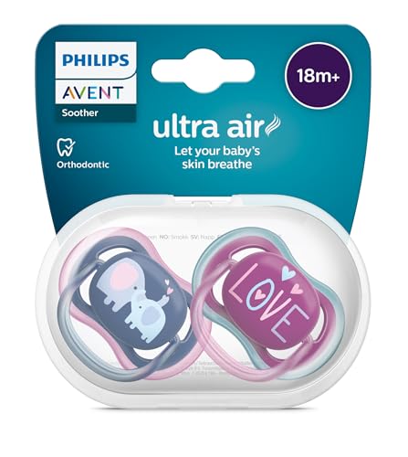 Chupeta Philips Avent Ultra Air Dupla, Design Ortodôntico, Para B...