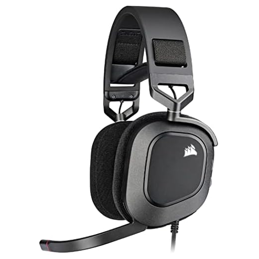 Headset Gamer Corsair HS80 RGB USB, Surround 7.1, Drivers 50mm, Preto, CA-9011237-NA