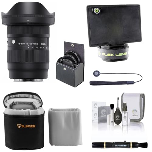 Sigma (VO}) 16-28mm f/2.8 DG DN Re|[Y Leica Lp ProOptic 72mmtB^[Lbg YVF[h \tgYP[X YN[i[ N[jOLbg jo[TYLbveU[