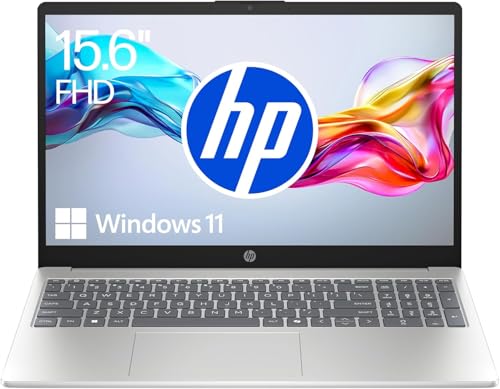 HP Laptop | 15,6' FHD Display | Intel Core i5-1334U | 16 GB DDR4 RAM | 512 GB SSD | Intel Iris Xe Graphics | Windows 11 Home | QWERTZ | Natural Silver