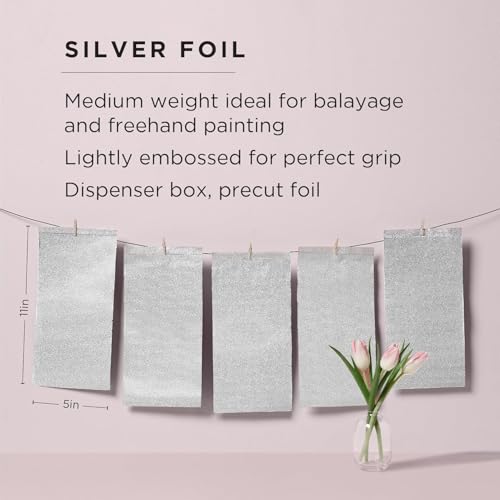 Image of Fromm Color Studio Silver 5X11 Thick Pop Up Foil 500 Pack