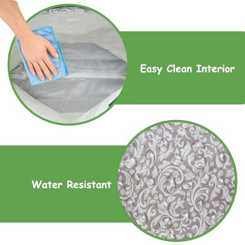 Image of NGIL Medium Top Zipper Closure Canvas Tote Bag with Attached Matching Coin Purse For Moms and Nurses