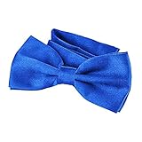 Envío rápido Pajarita hombre - hombre - brillante - azul eléctrico - grande - satén - hombre - hombre - pajarita - casual - elegante - gancho ajustable - hombre - niño - idea de regalo original