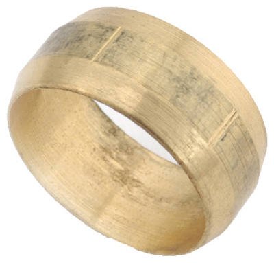 700060-02 0.13 in. Brass Compression Sleeve44; Pack of 10