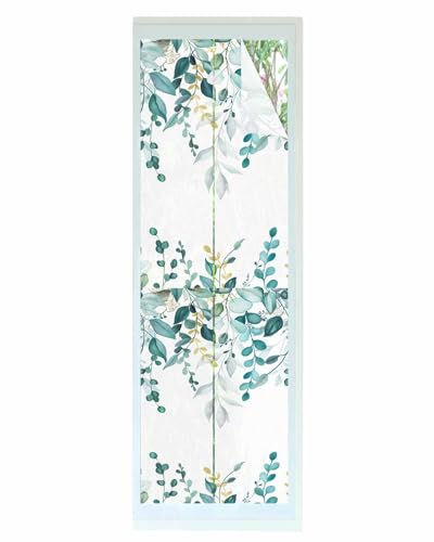 Película decorativa de privacidad para ventana Teal Eucalyptus 17.7x78.7 pulgadas miniatura 2