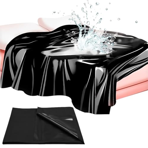 KUMSODE Pareja Sábana PVC, Fluoro Colcha Impermeable B-D-S-M para sábanas Impermeables tamaño 2,1m x 2m