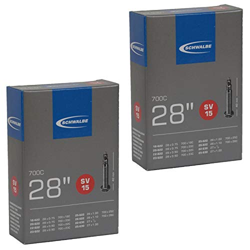 Schwalbe 700 x 18-28c Rennradschläuche – Presta 40 mm langes Ventil...