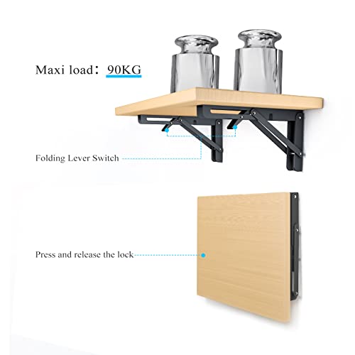 Ozzagar Folding Shelf Brackets 18 Inch - Image 2