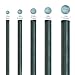 EcoStake Garden Stakes 3Ft 50 Pack, 1/4-Inch Dia Ecofriendly Plant Stakes/Tomato Stakes/Green